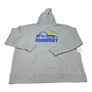 NWT Men's Marmot Coastal Hoody‎ Hoodie Sweatshirt Pullover Gray Size 3XL